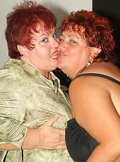 Agnes and Margaret are heavyweight mature BBW working together and sharing a cock on webcam